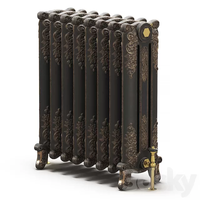 Radiator – 3D Models – Cast iron radiator