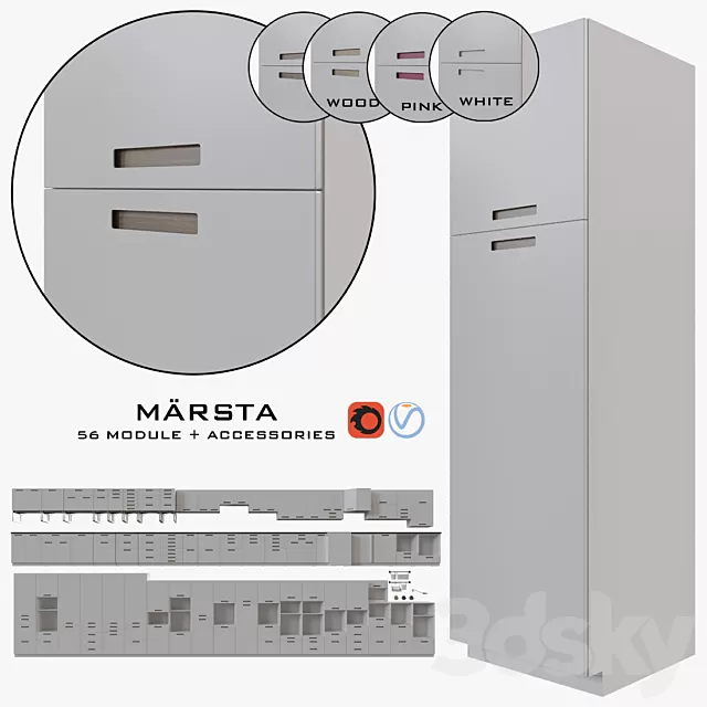 Household – 3D Models – IKEA MARSTA