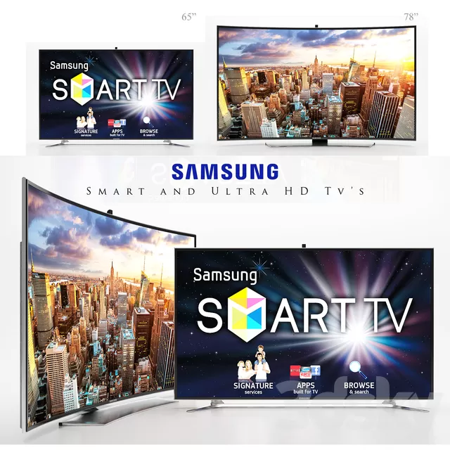 Television – 3D Models – SAMSUNG TV