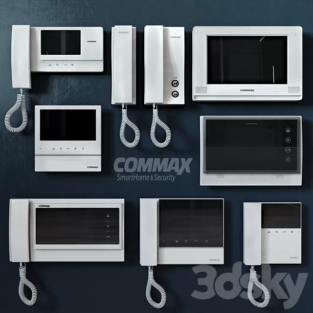 Technology Other 3D Models – Commax Doorphones