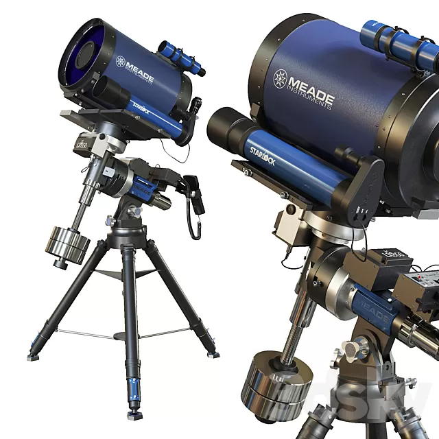 Technology Other 3D Models – Telescope MEADE 12 F-8 ACF LX850