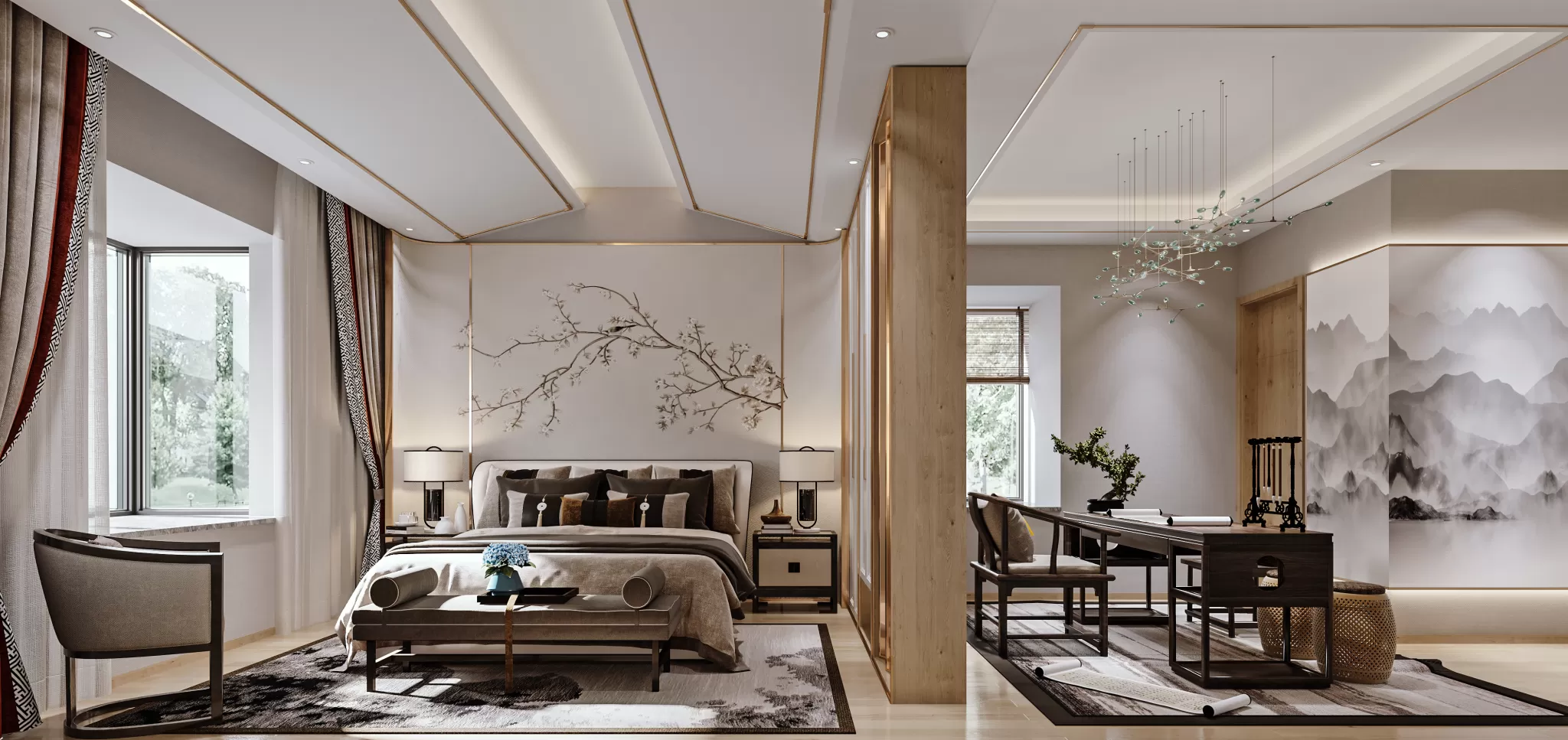 Corona Render Scene – Bedroom 3D Models – 0003