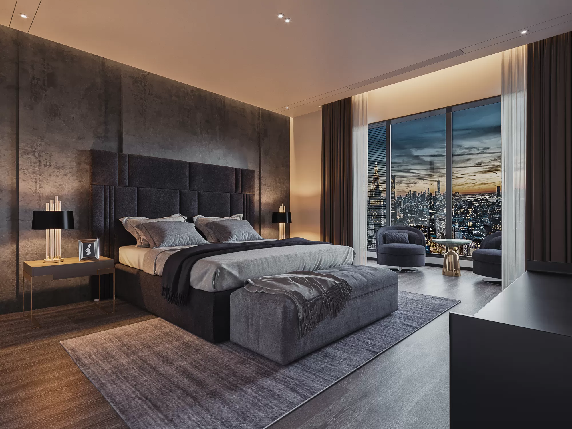 Corona Render Scene – Bedroom 3D Models – 0036