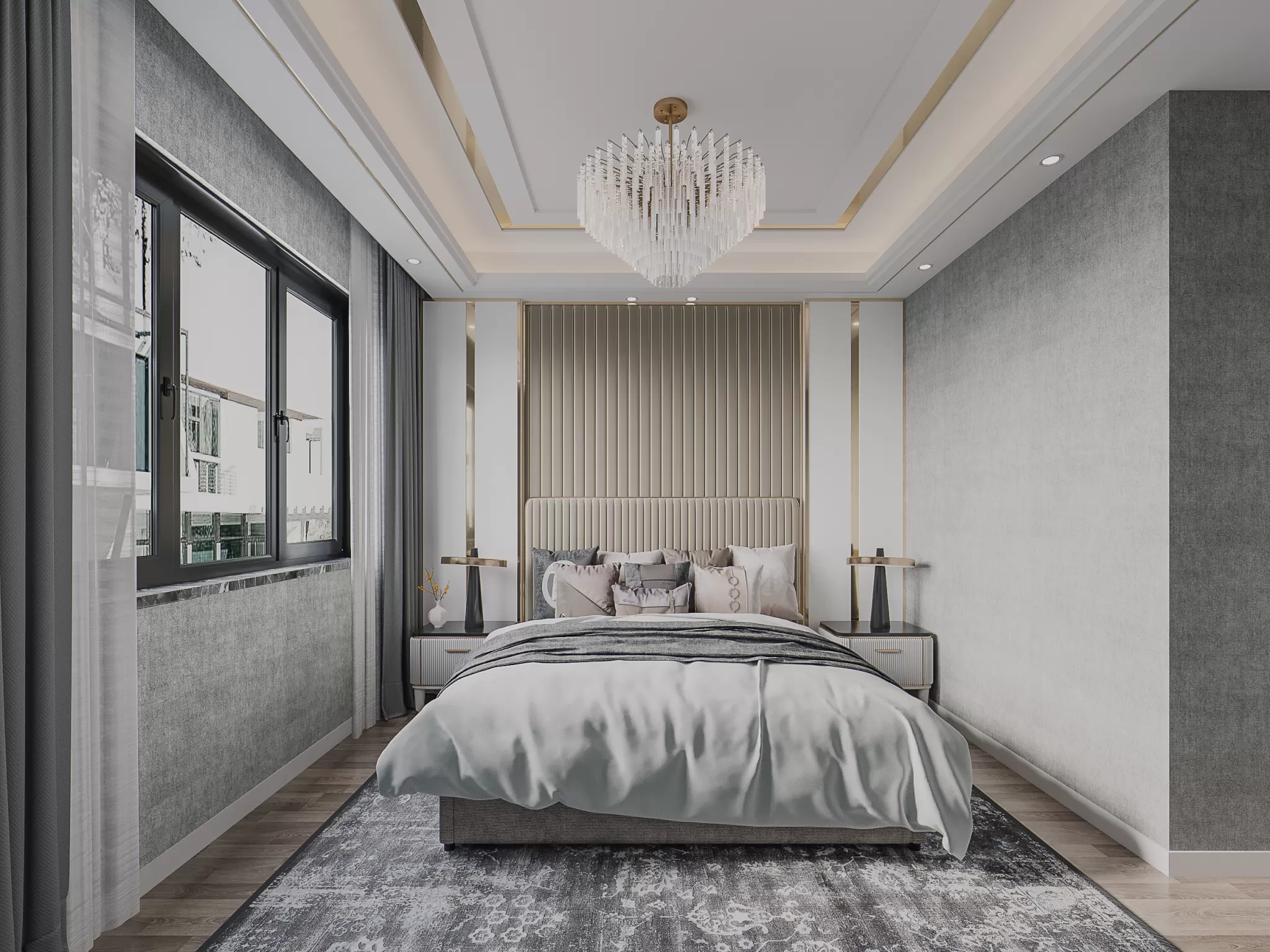 Corona Render Scene – Bedroom 3D Models – 0058