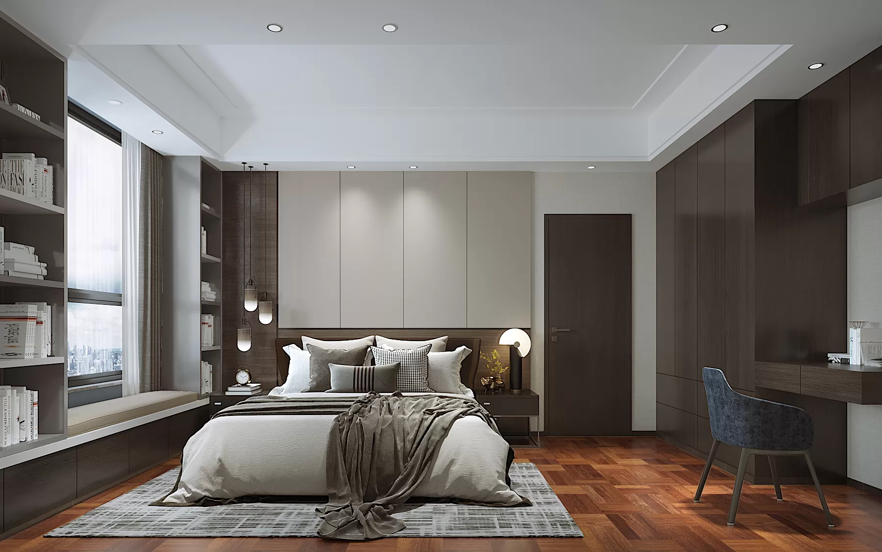 Corona Render Scene – Bedroom 3D Models – 0061