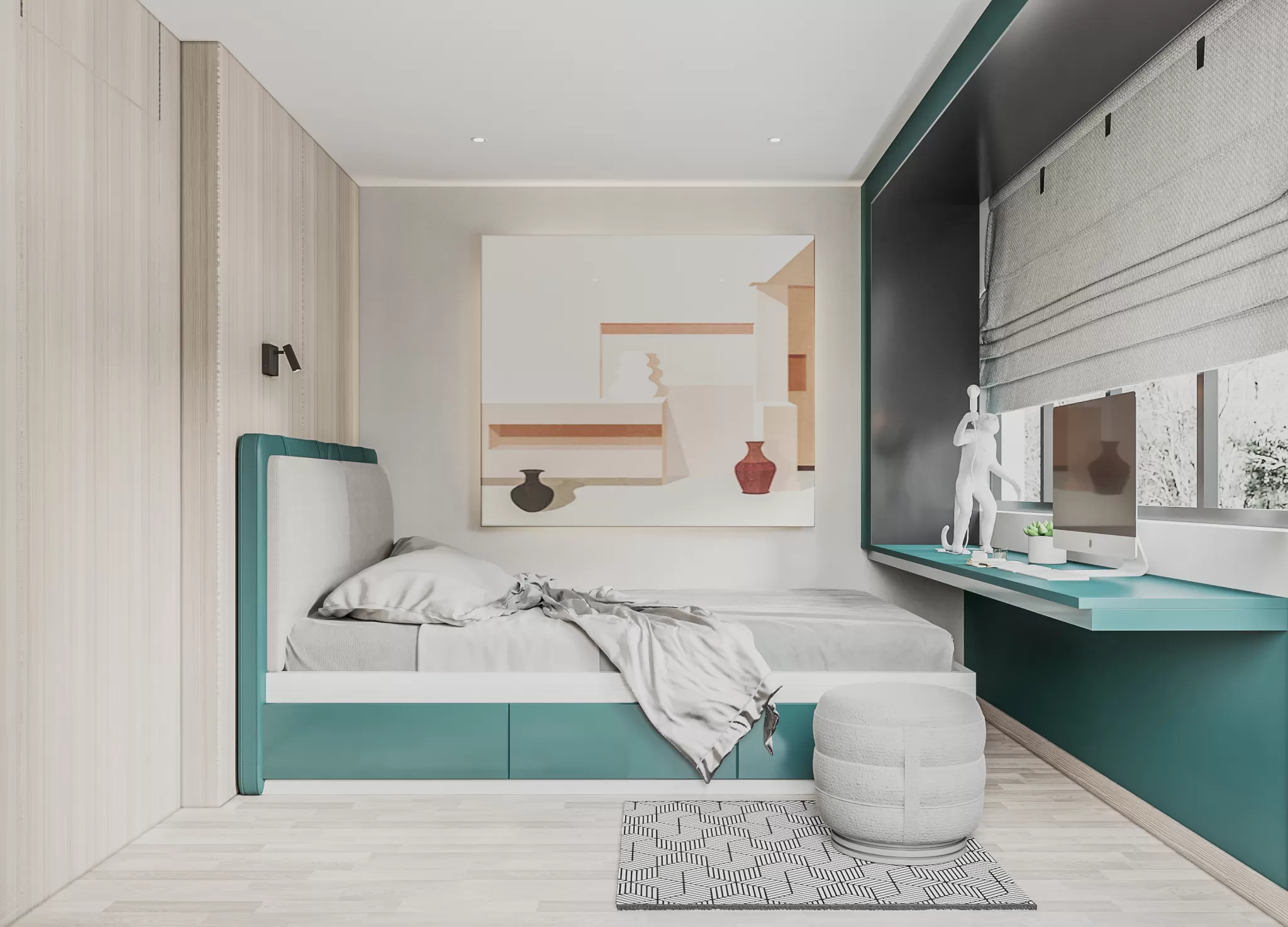 Corona Render Scene – Bedroom 3D Models – 0063