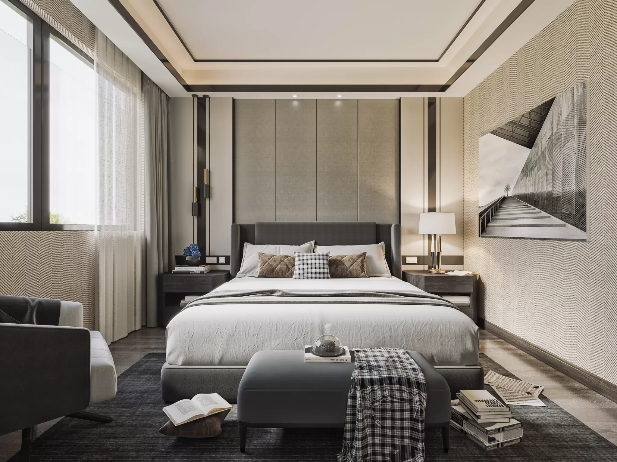 Corona Render Scene – Bedroom 3D Models – 0071