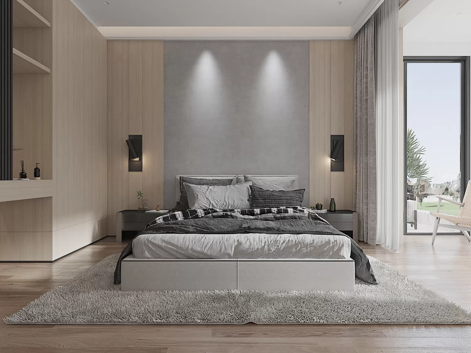 Corona Render Scene – Bedroom 3D Models – 0087