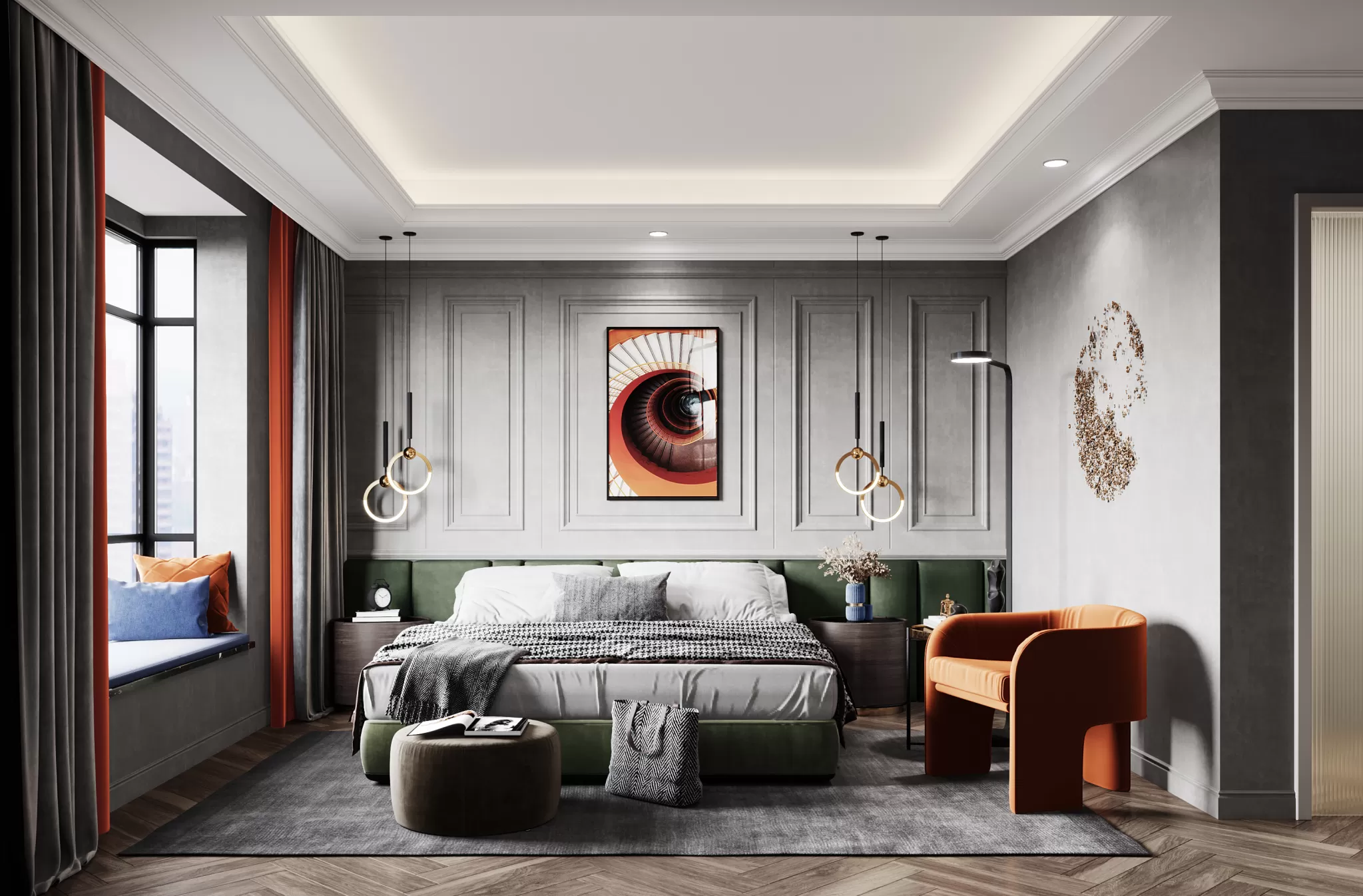 Corona Render Scene – Bedroom 3D Models – 0097