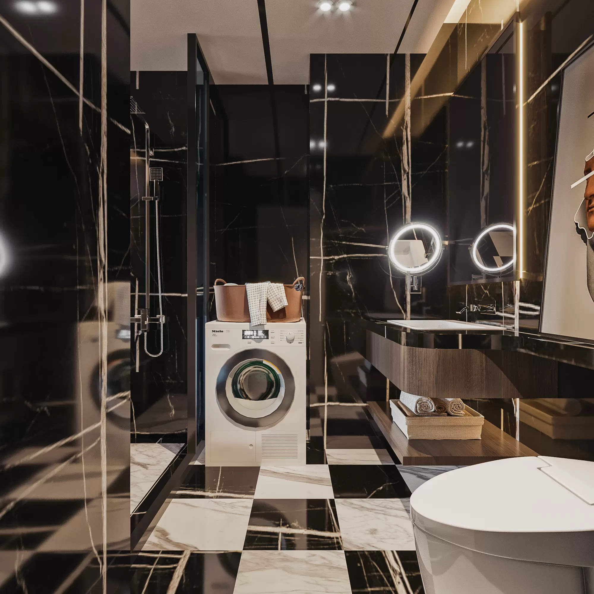 Corona Render Scene – Bathroom 3D Models – 0014