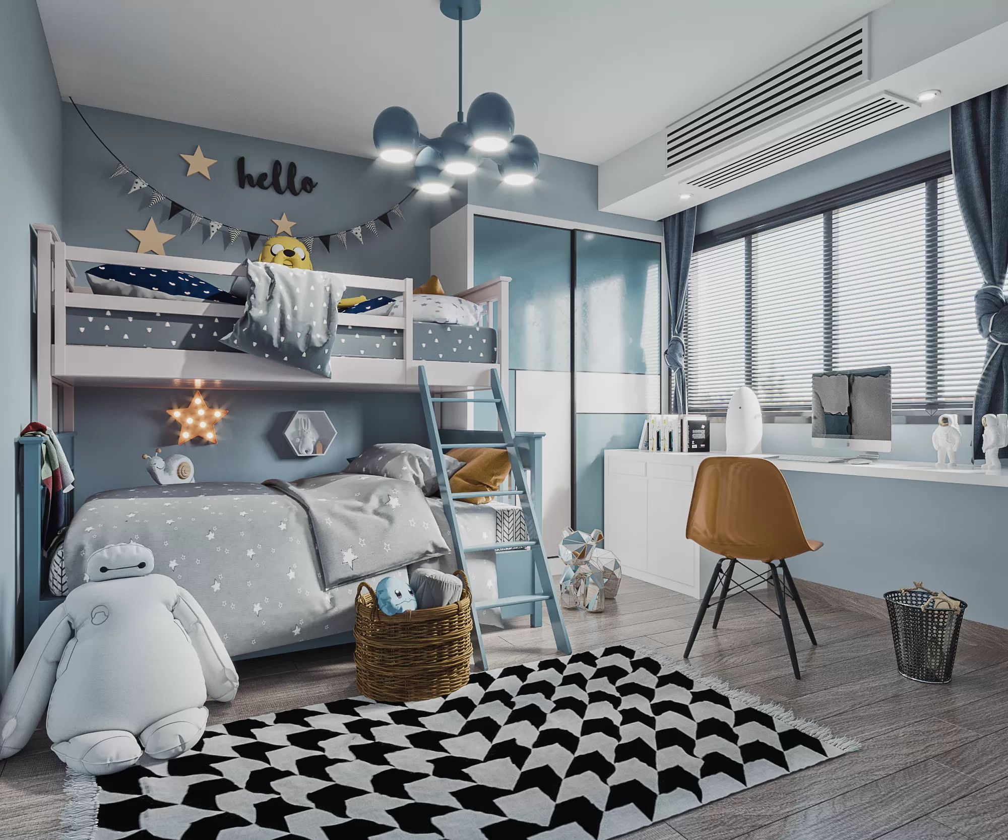 Corona Render Scene – Children Room 3D Models – 0007
