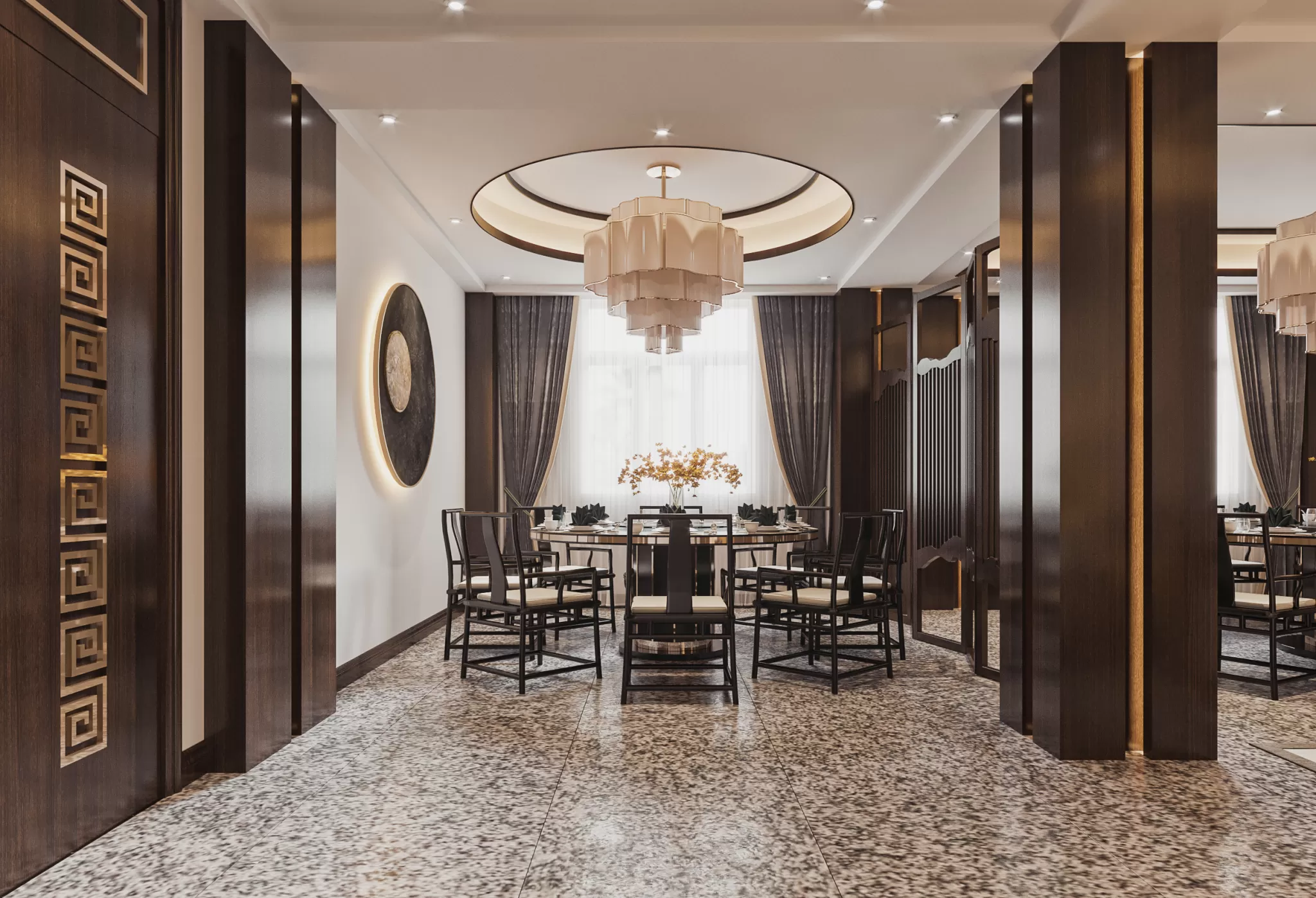 Corona Render Scene – Restaurant 3D Models – 0011