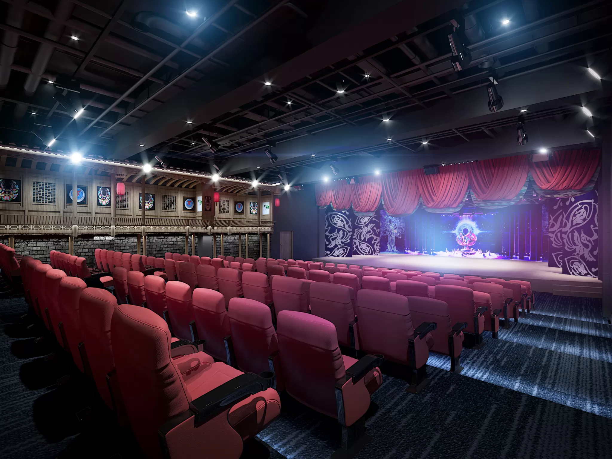 Corona Render Scene – Commercial Space 3D Models – 0017