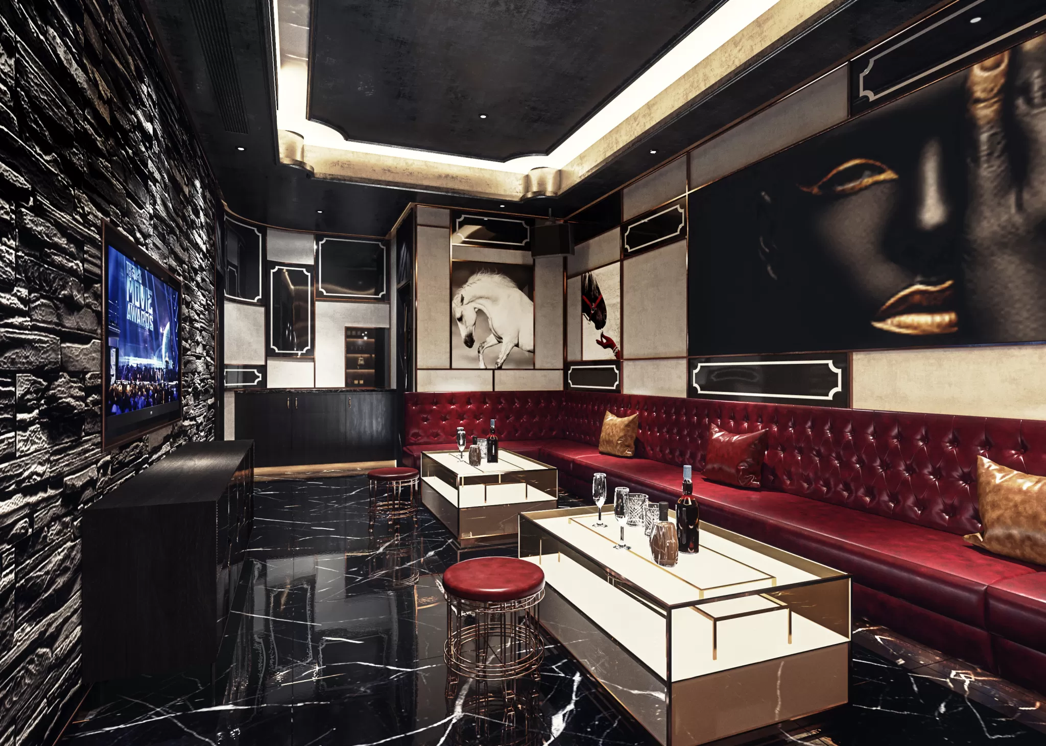 Corona Render Scene – Commercial Space 3D Models – 0026