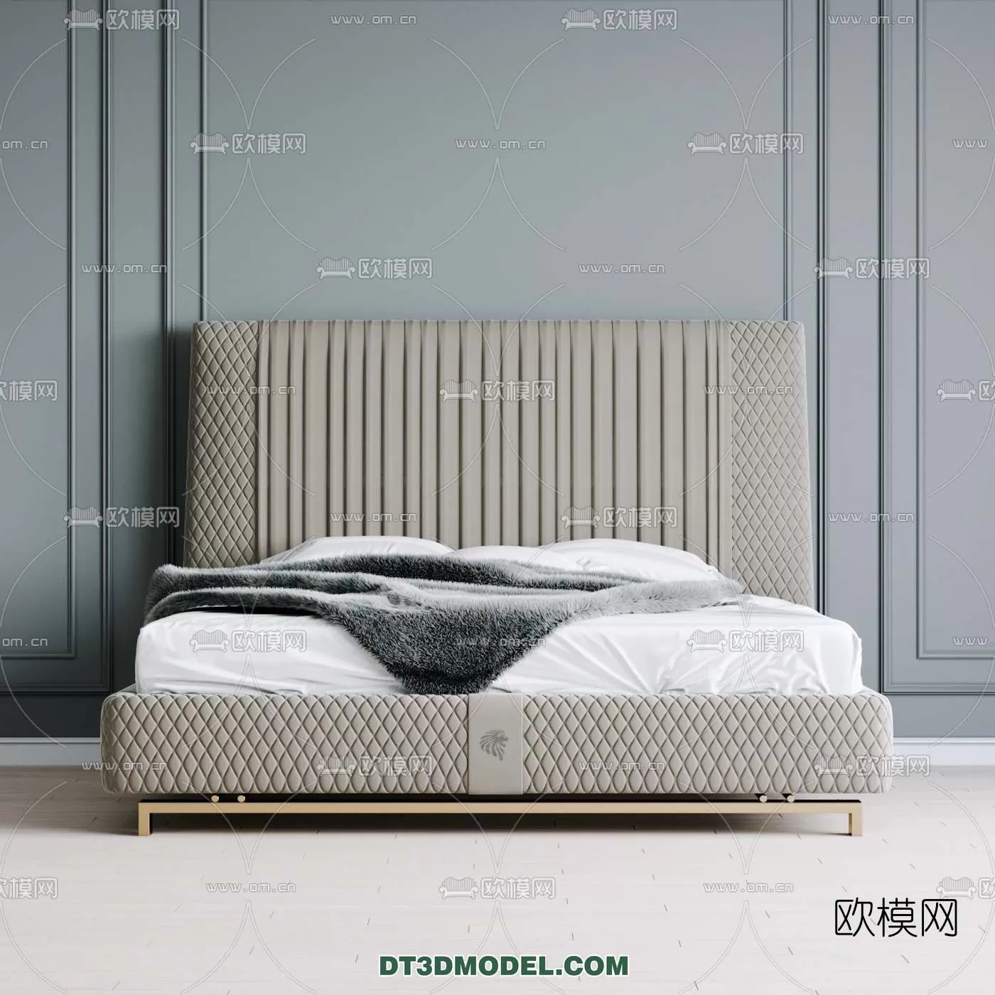 Double Bed 3D Models – 0003 Double Bed 3D Models – 0003