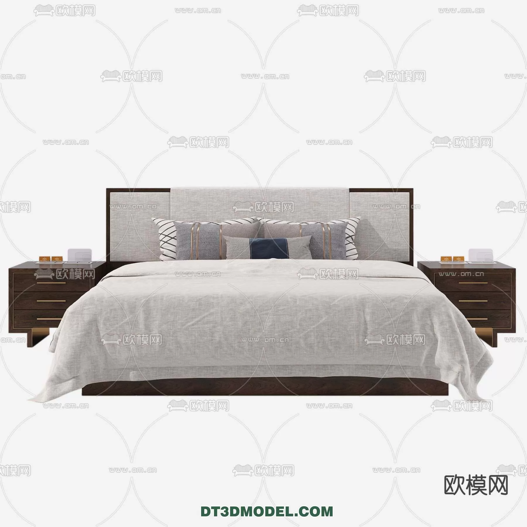 Double Bed 3D Models – 0013 Double Bed 3D Models – 0013
