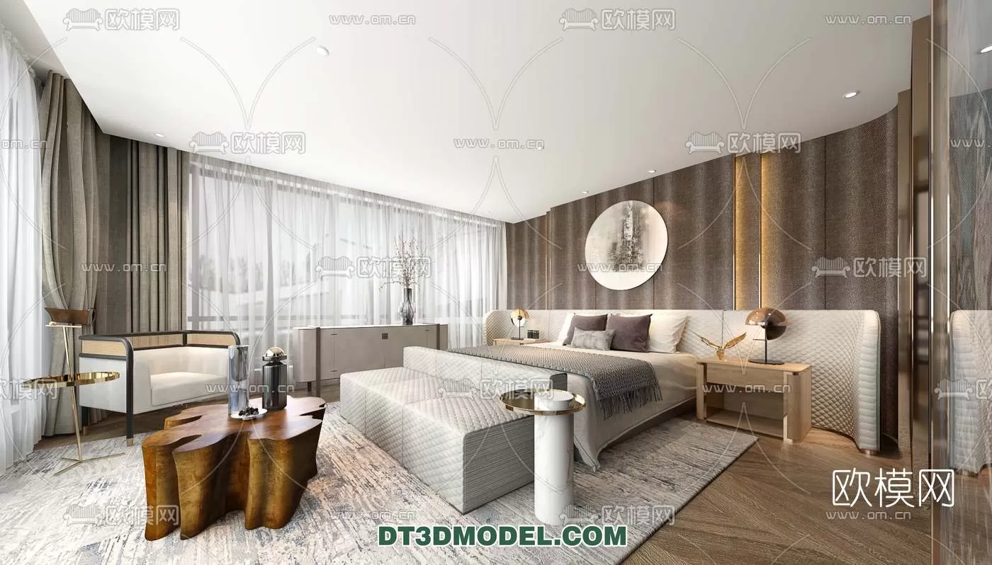 Double Bed 3D Models – 0026 Double Bed 3D Models – 0026