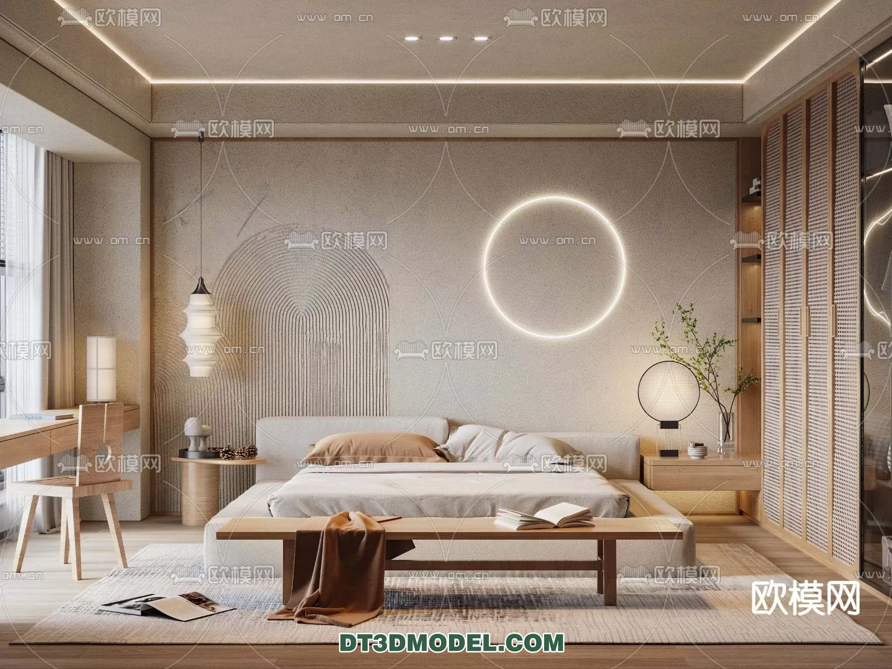 Double Bed 3D Models – 0040 Double Bed 3D Models – 0040