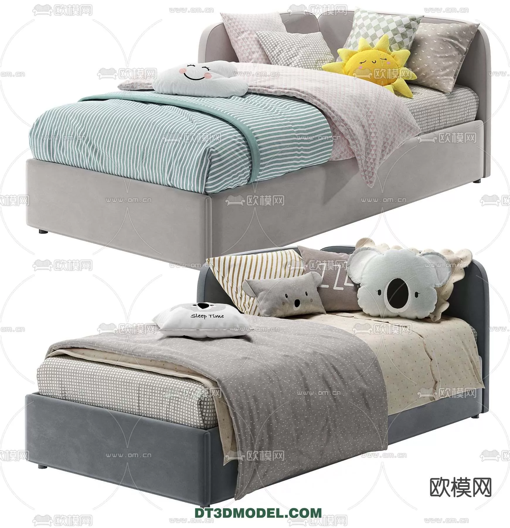 Double Bed 3D Models – 0050 Double Bed 3D Models – 0050