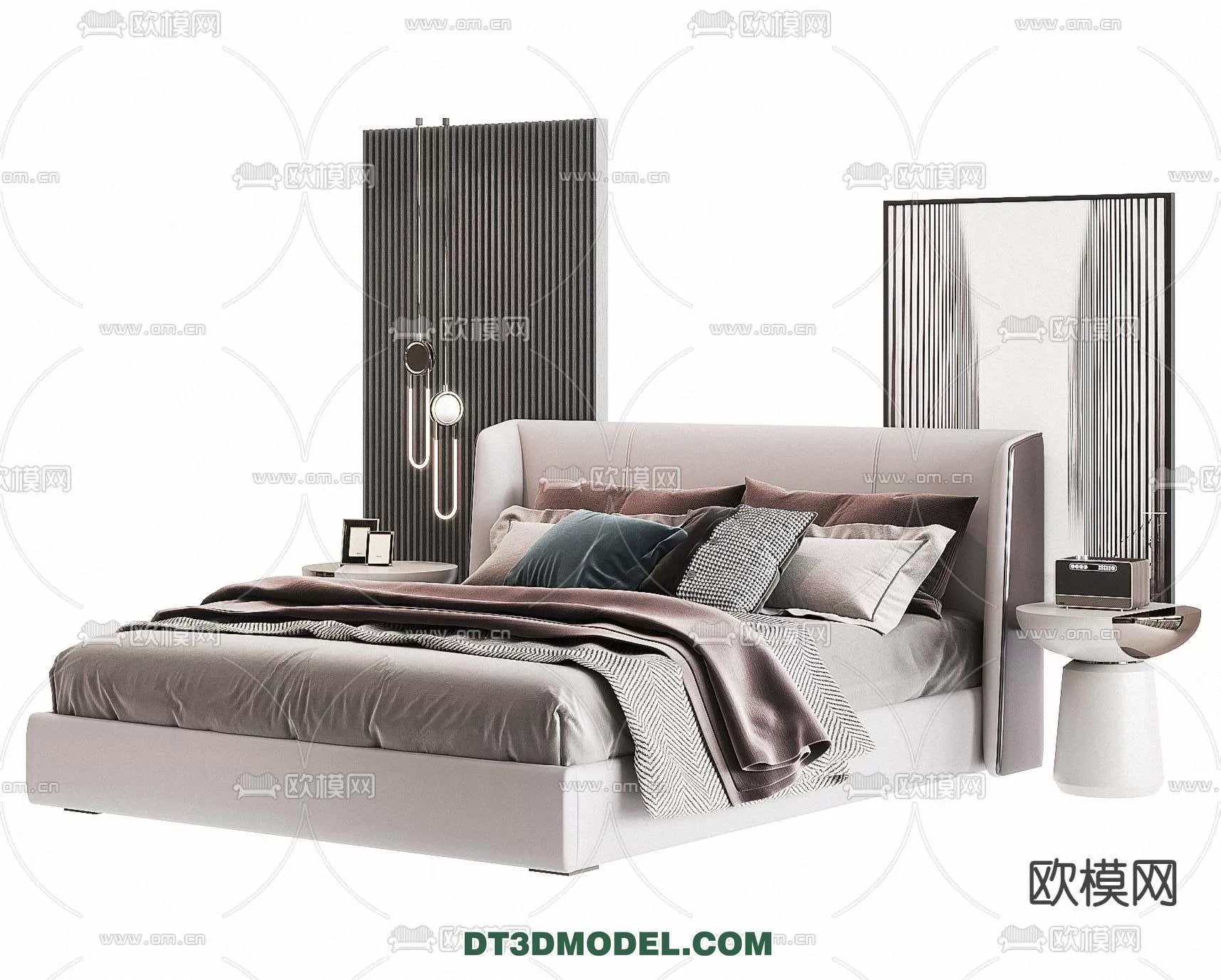 Double Bed 3D Models – 0056 Double Bed 3D Models – 0056