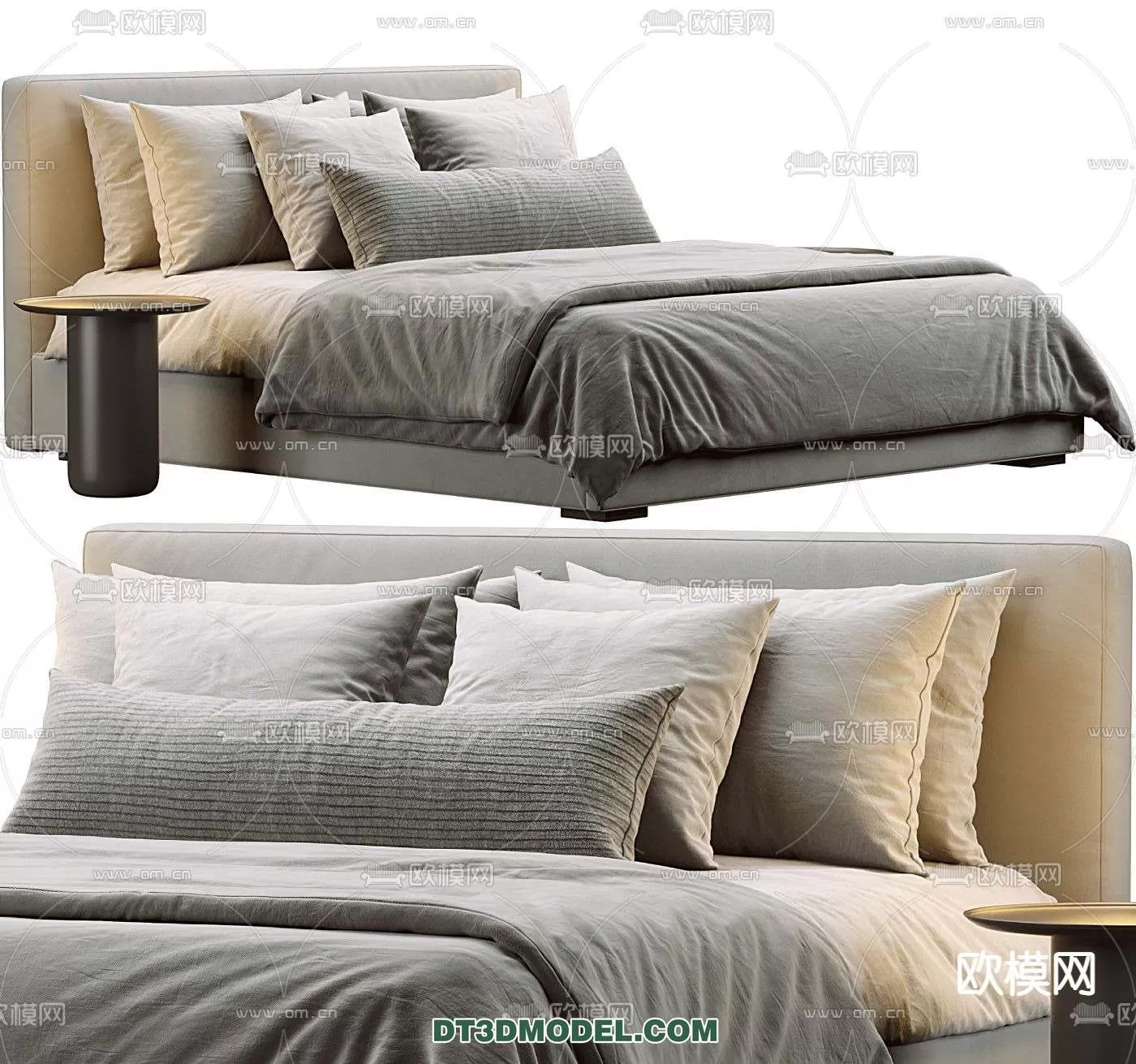 Double Bed 3D Models – 0059 Double Bed 3D Models – 0059