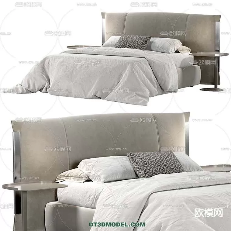 Double Bed 3D Models – 0071 Double Bed 3D Models – 0071