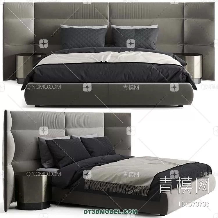 Double Bed 3D Models – 0098 Double Bed 3D Models – 0098
