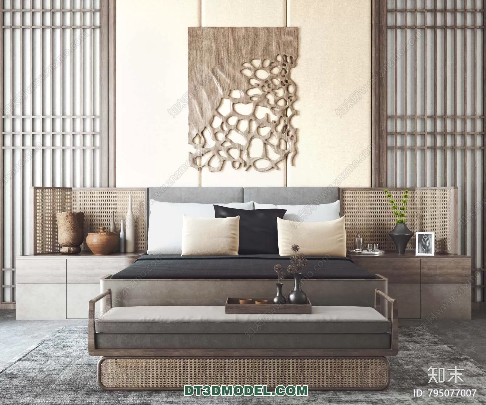 Double Bed 3D Models – 0111 Double Bed 3D Models – 0111