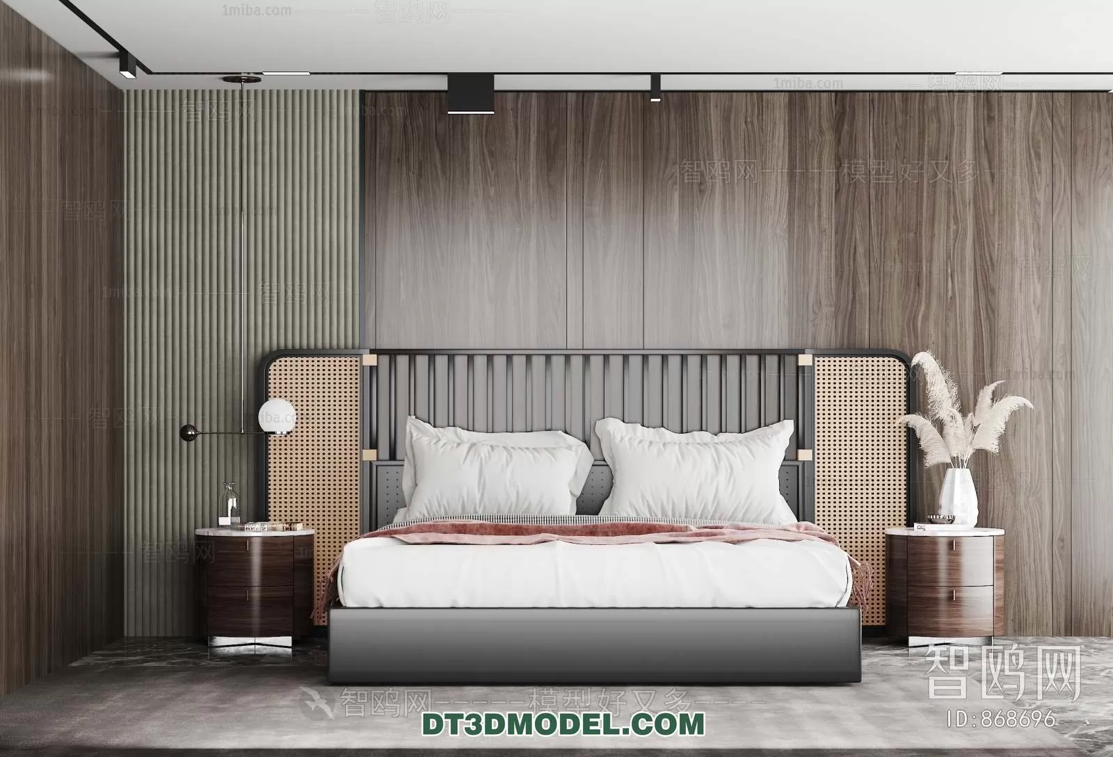 Double Bed 3D Models – 0113 Double Bed 3D Models – 0113