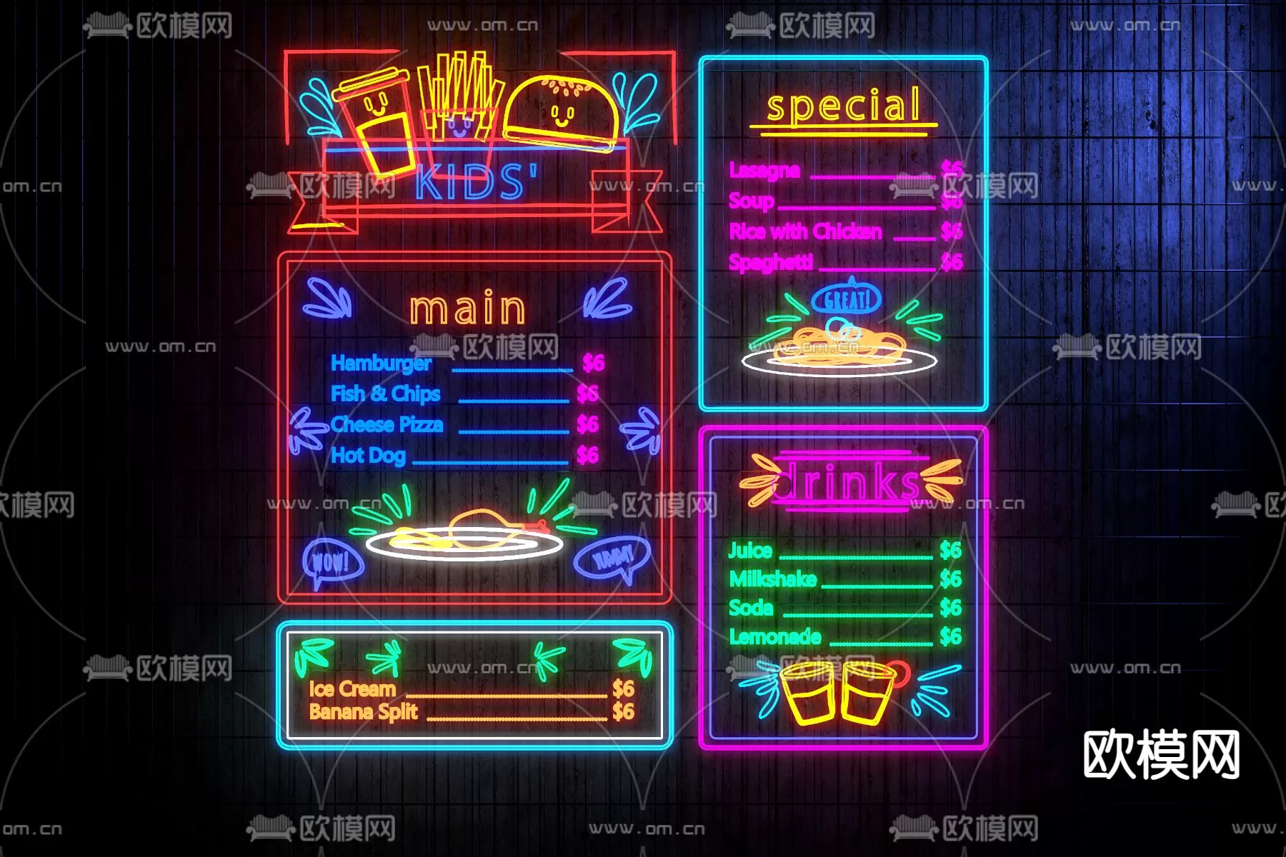 Lights – 3D Models – 0363 Lights – 3D Models – 0363