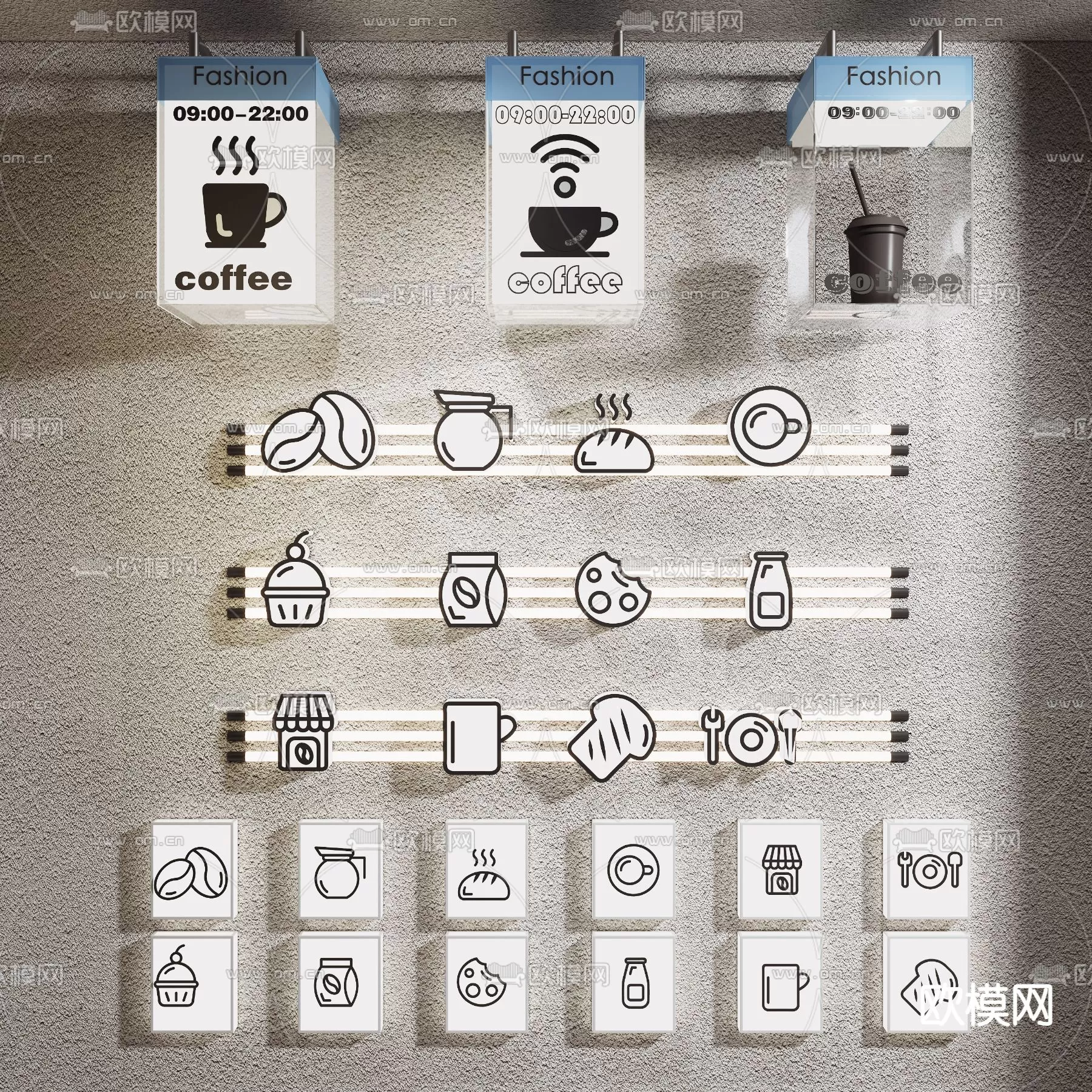 Lights – 3D Models – 0378 Lights – 3D Models – 0378