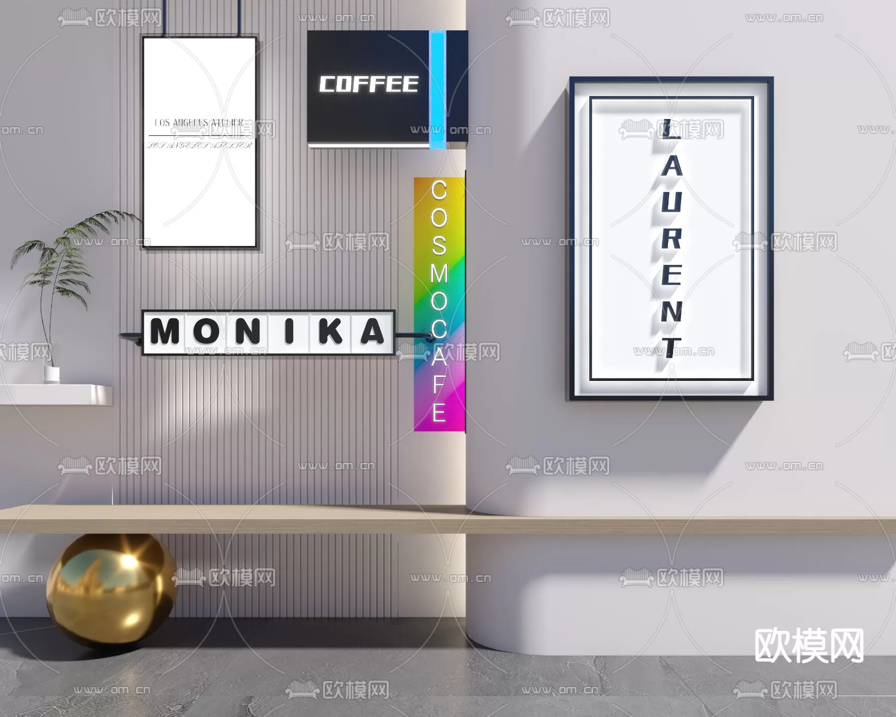 Lights – 3D Models – 0390 Lights – 3D Models – 0390