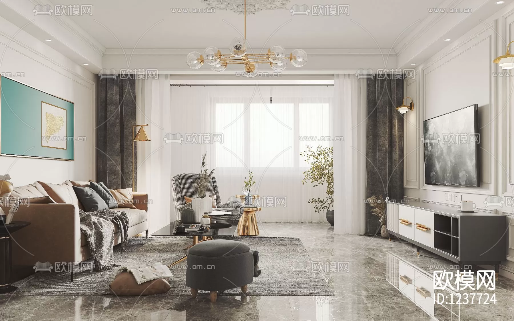 Apartment 3D Scenes – 0051