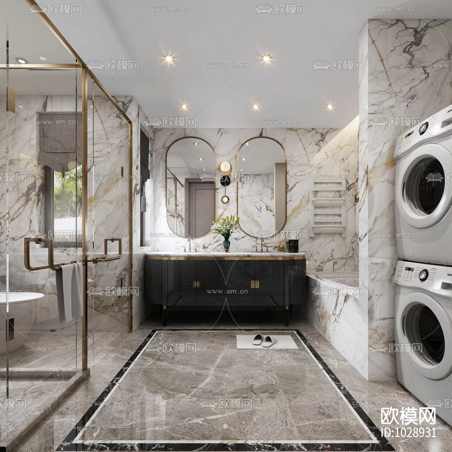 Bathroom 3D Scenes – 0085 Bathroom 3D Scenes – 0085