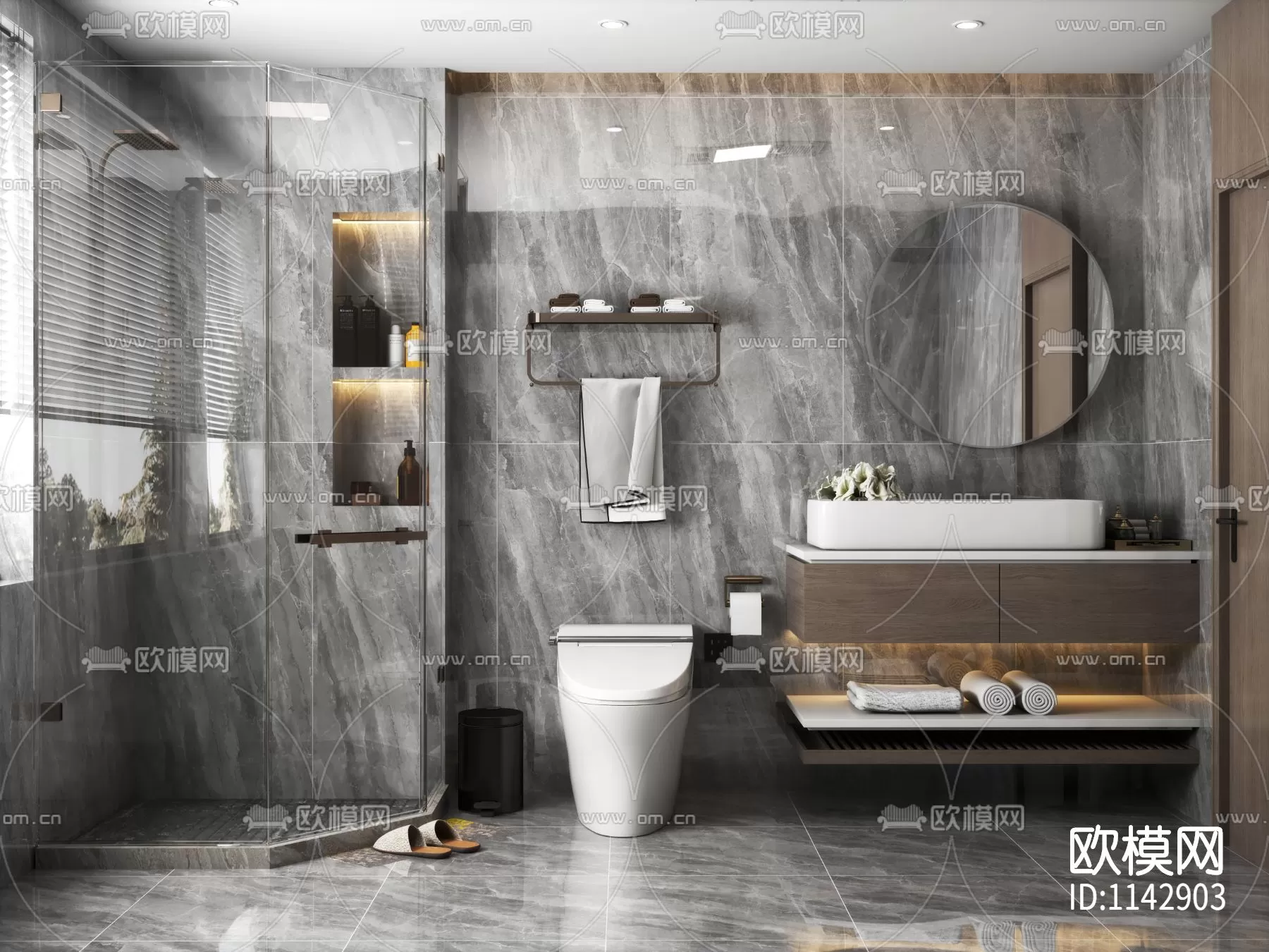 Bathroom 3D Scenes – 0103 Bathroom 3D Scenes – 0103