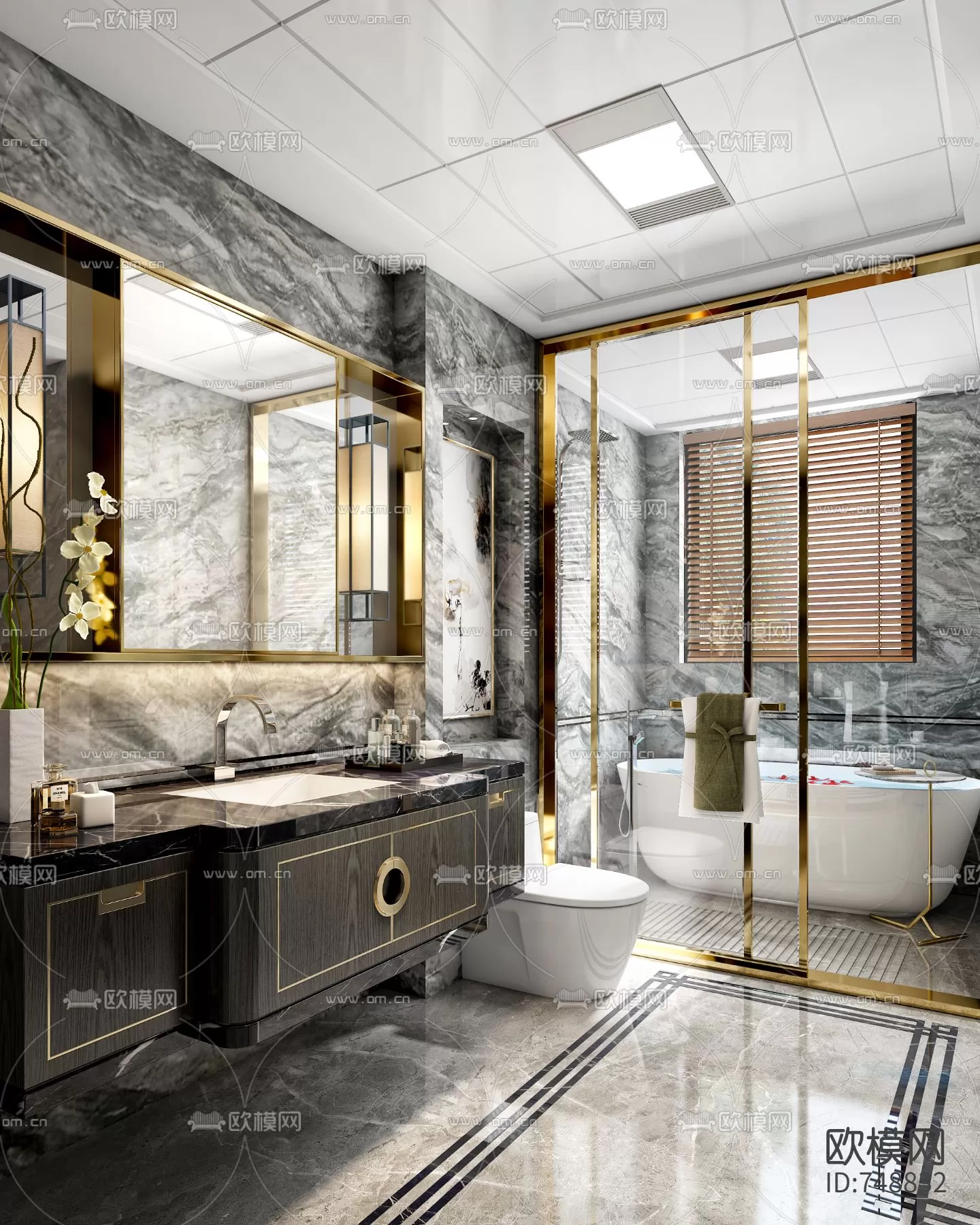 Bathroom 3D Scenes – 0118 Bathroom 3D Scenes – 0118