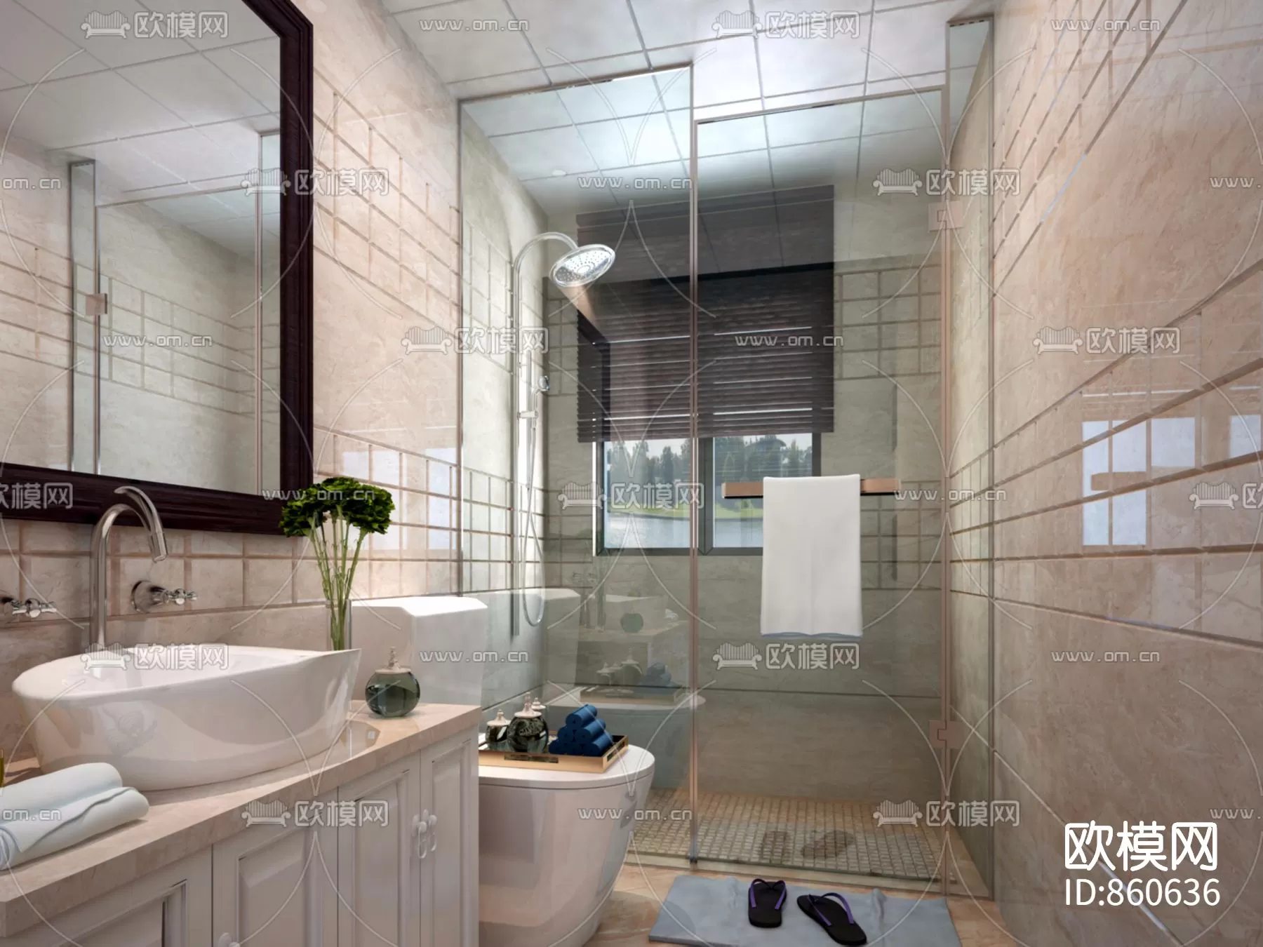 Bathroom 3D Scenes – 0123 Bathroom 3D Scenes – 0123