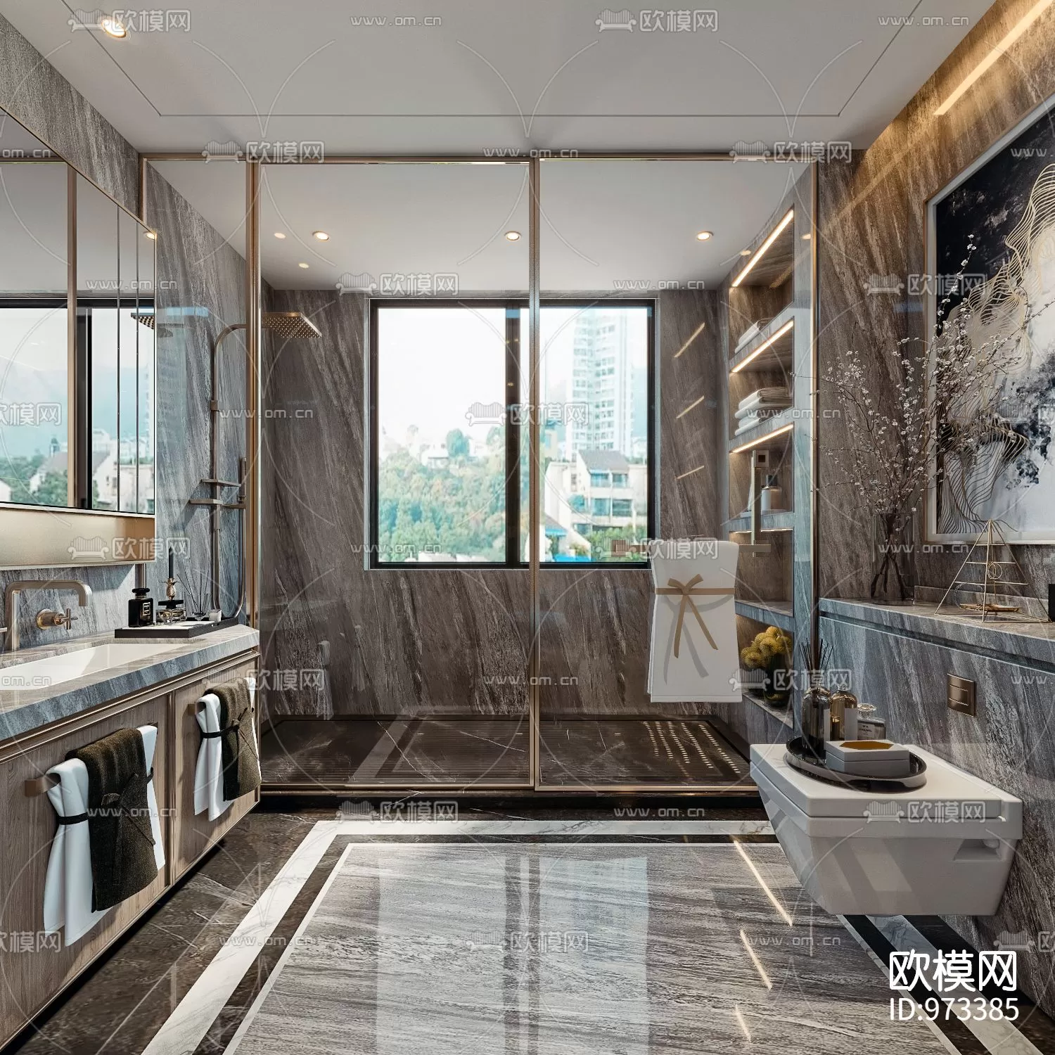 Bathroom 3D Scenes – 0128 Bathroom 3D Scenes – 0128