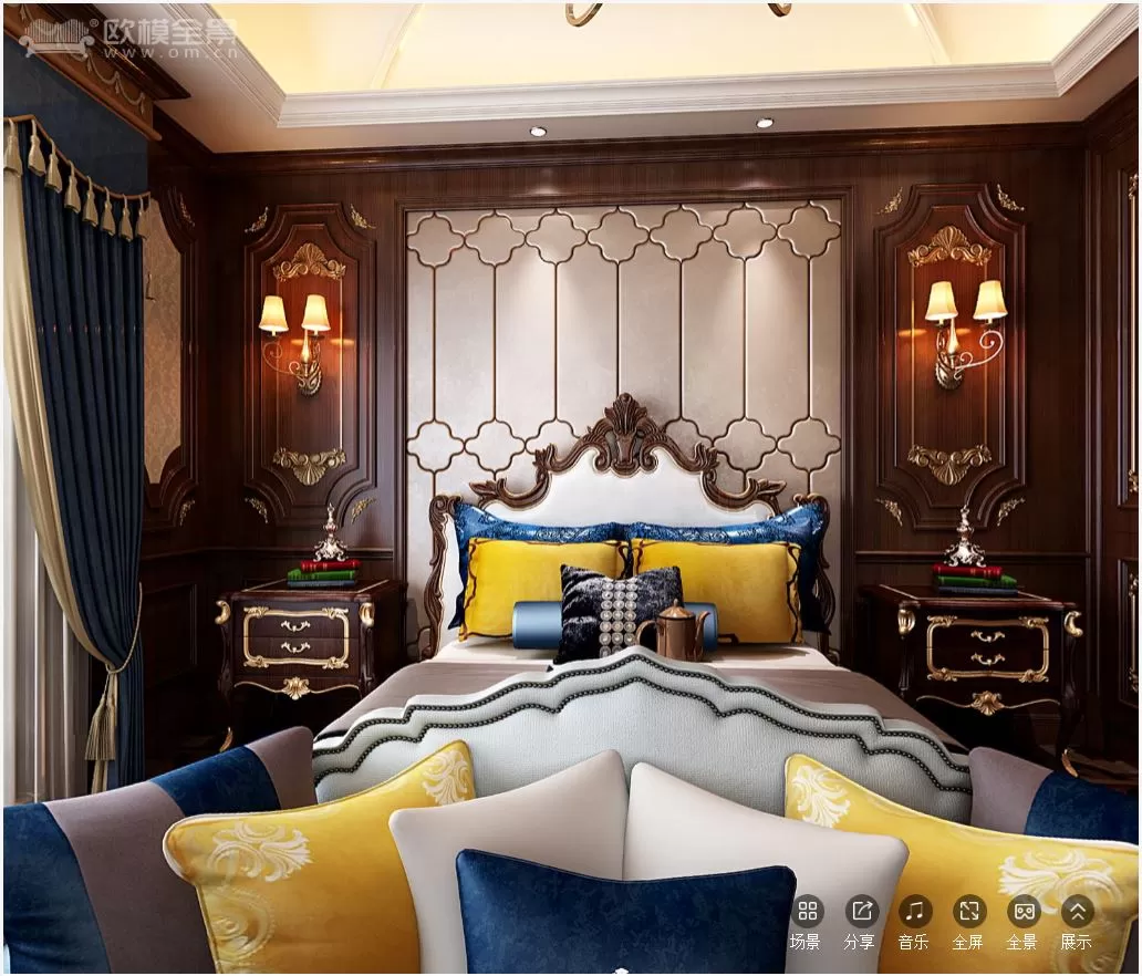 Bedroom 3D Scenes – European – 0159