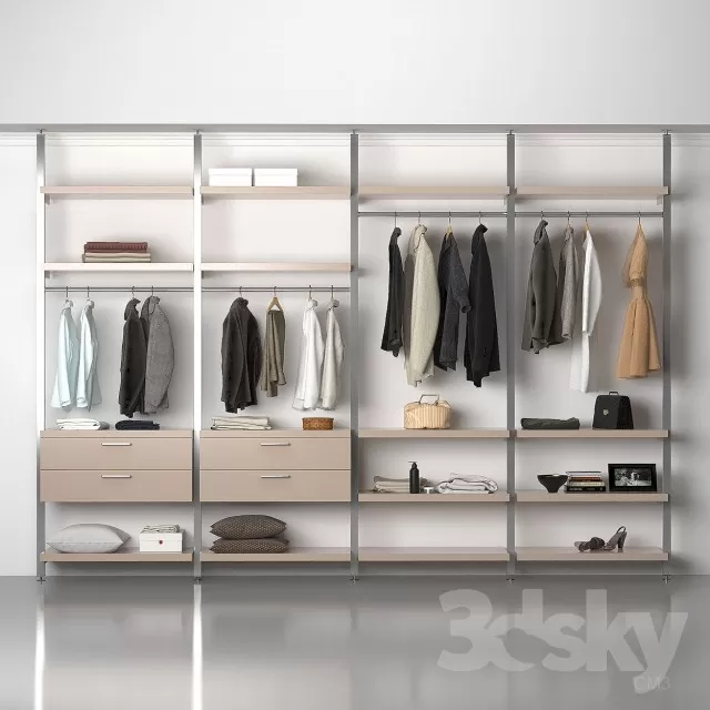 3DSKYMODEL – Shelf – Wardrobe – 52