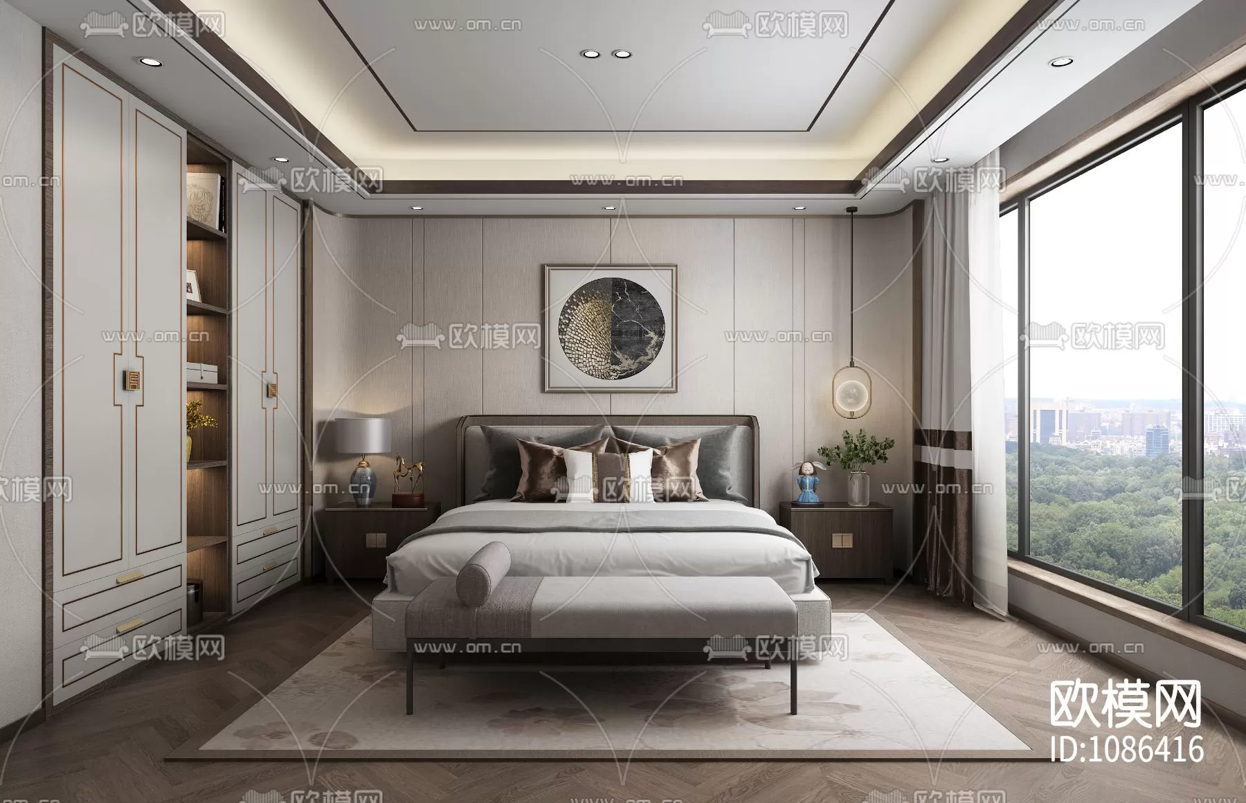 Bedroom 3D Scenes – 0175 Bedroom 3D Scenes – 0175