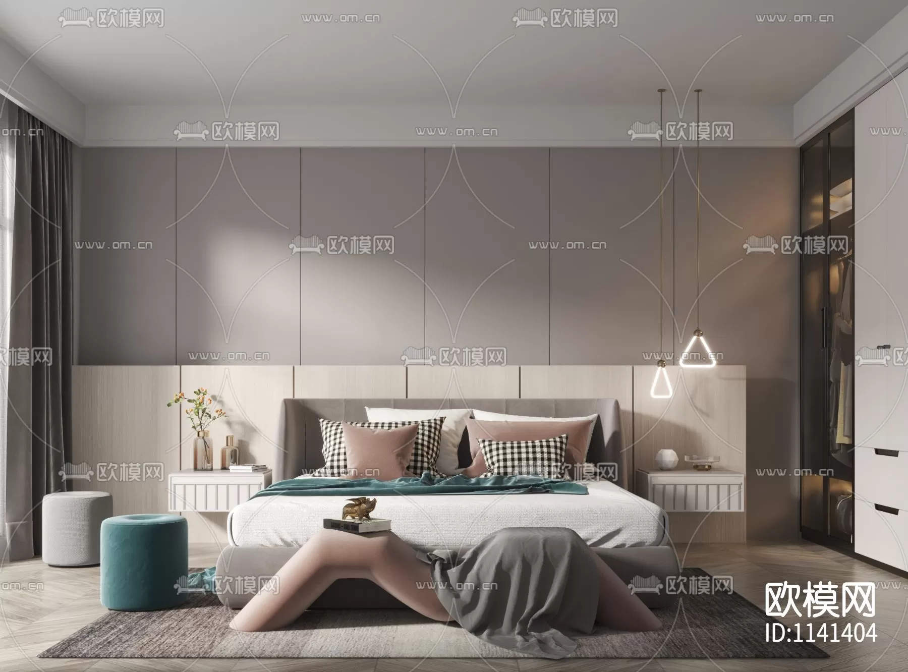 Bedroom 3D Scenes – 0185 Bedroom 3D Scenes – 0185