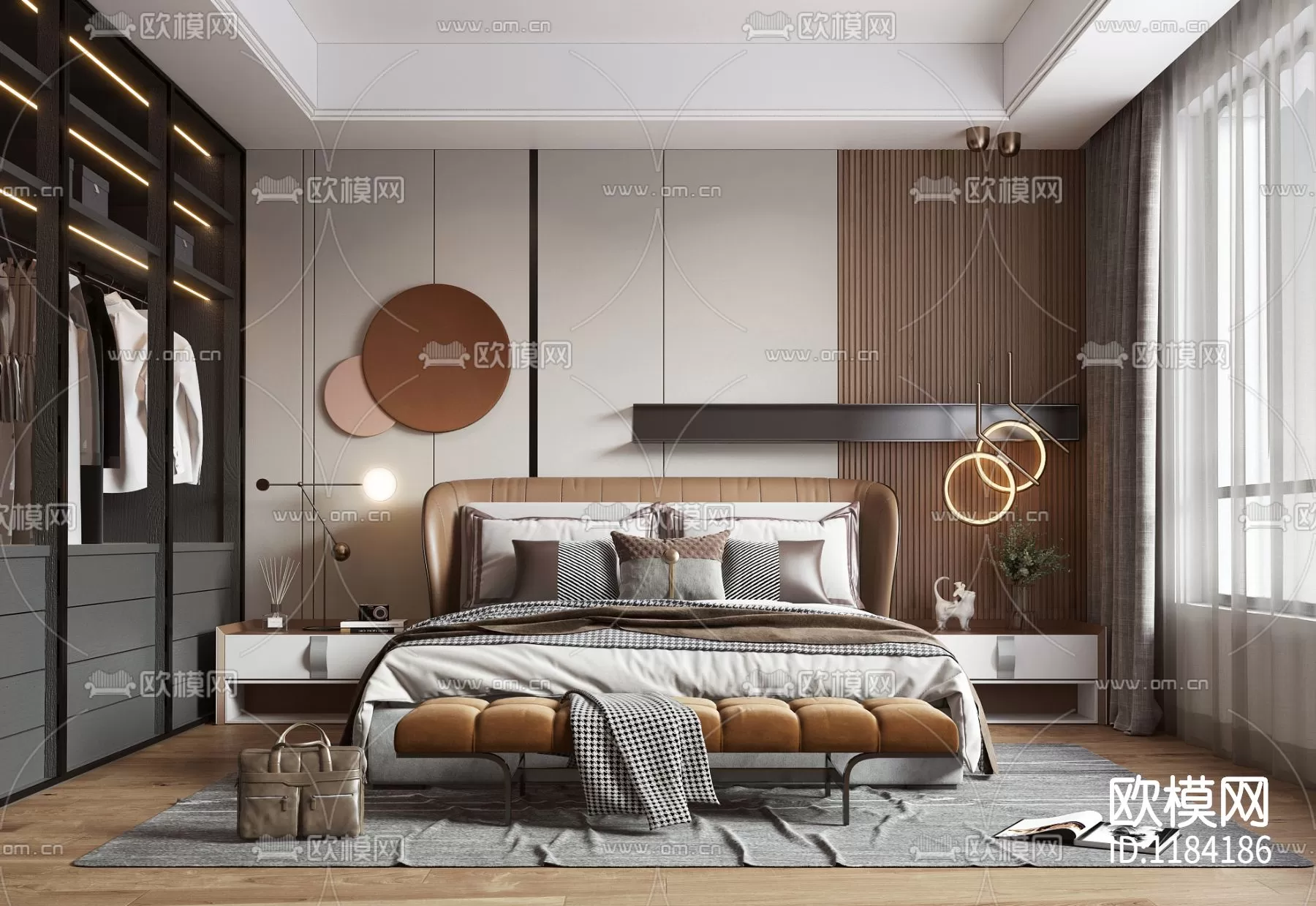 Bedroom 3D Scenes – 0194 Bedroom 3D Scenes – 0194