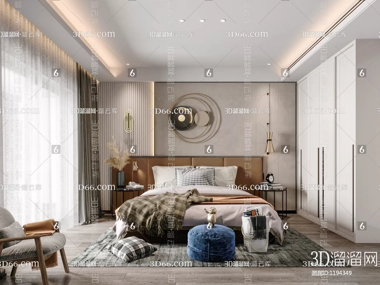 Bedroom 3D Scenes – 0197 Bedroom 3D Scenes – 0197