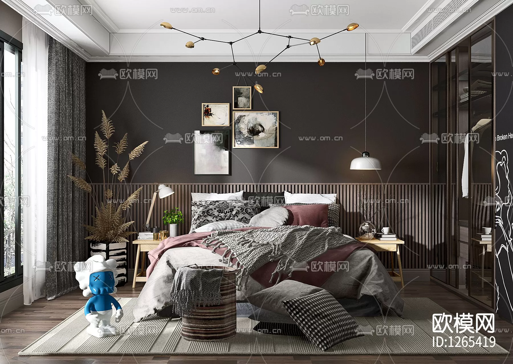 Bedroom 3D Scenes – 0206 Bedroom 3D Scenes – 0206