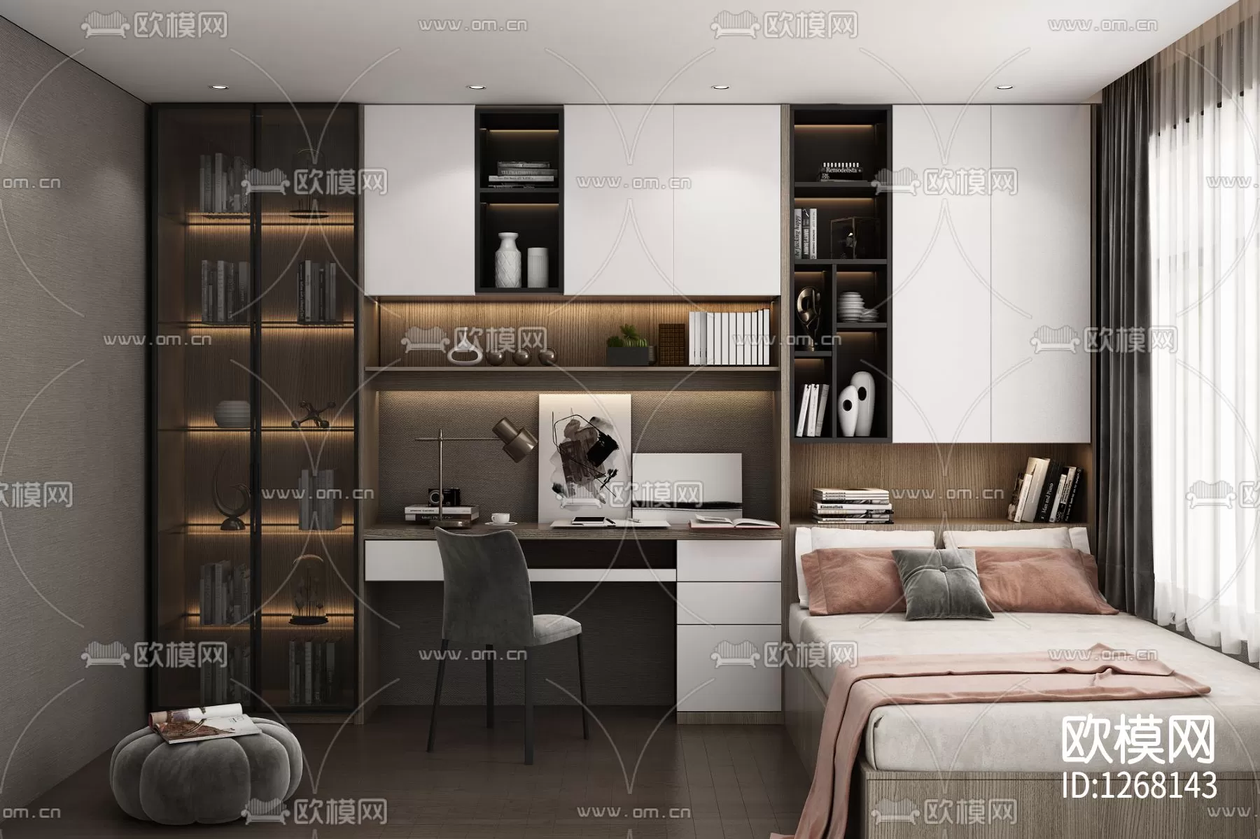 Bedroom 3D Scenes – 0223 Bedroom 3D Scenes – 0223