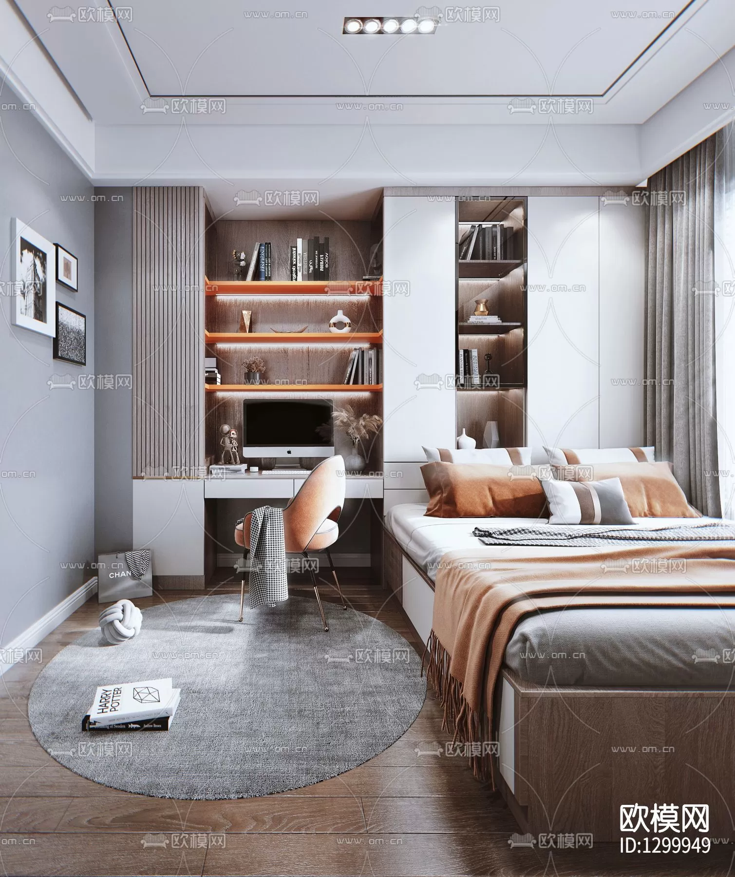 Bedroom 3D Scenes – 0224 Bedroom 3D Scenes – 0224