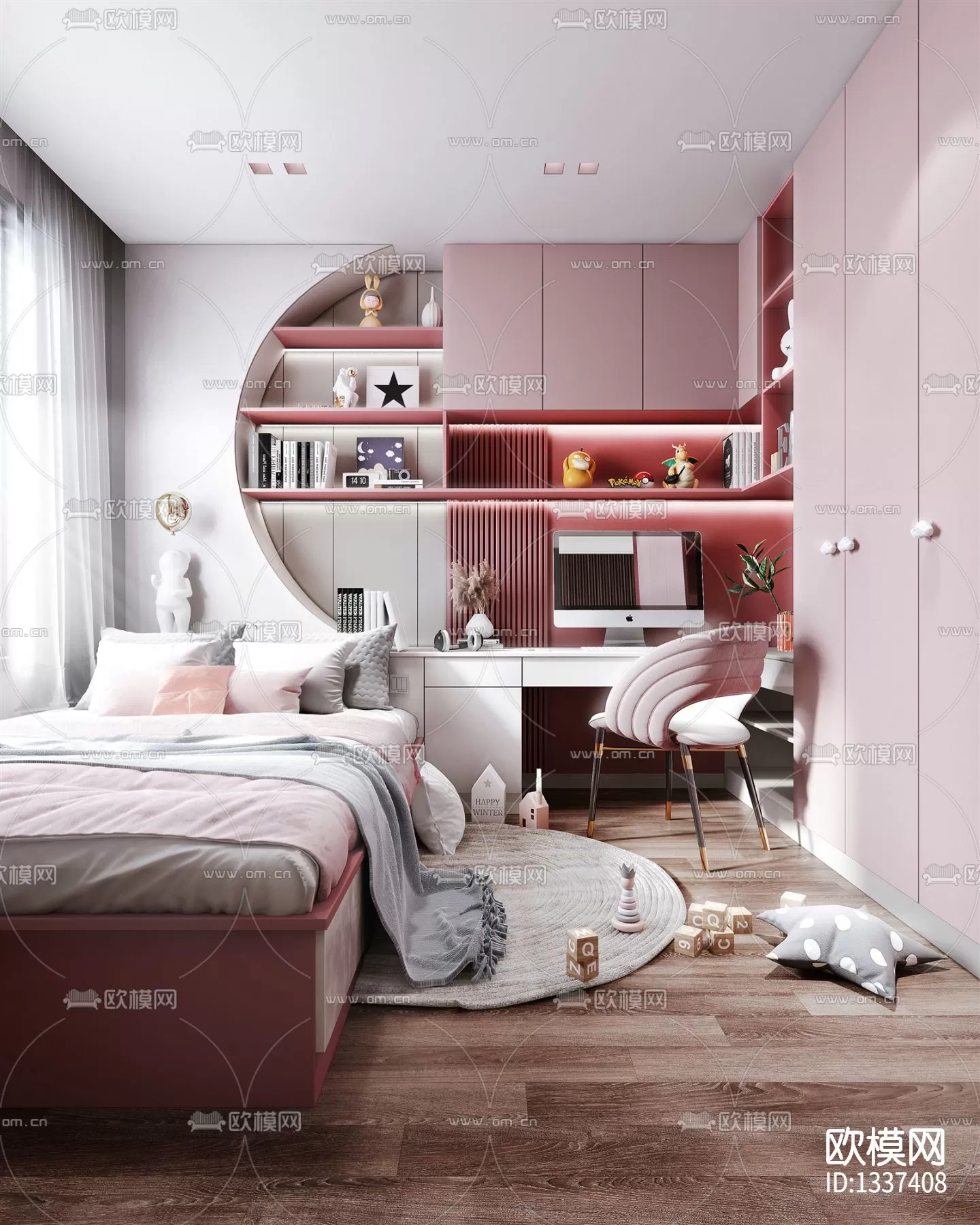 Bedroom 3D Scenes – 0227 Bedroom 3D Scenes – 0227