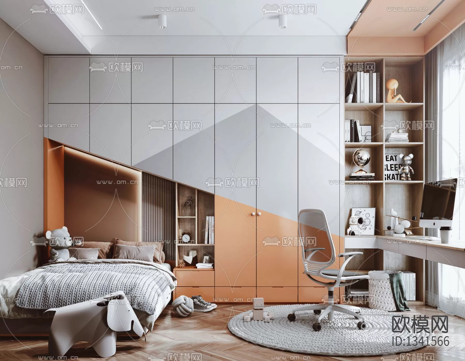 Bedroom 3D Scenes – 0229 Bedroom 3D Scenes – 0229