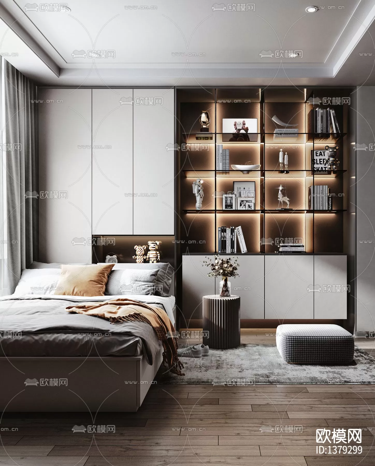 Bedroom 3D Scenes – 0241 Bedroom 3D Scenes – 0241